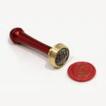 iniziali sigillo di cera