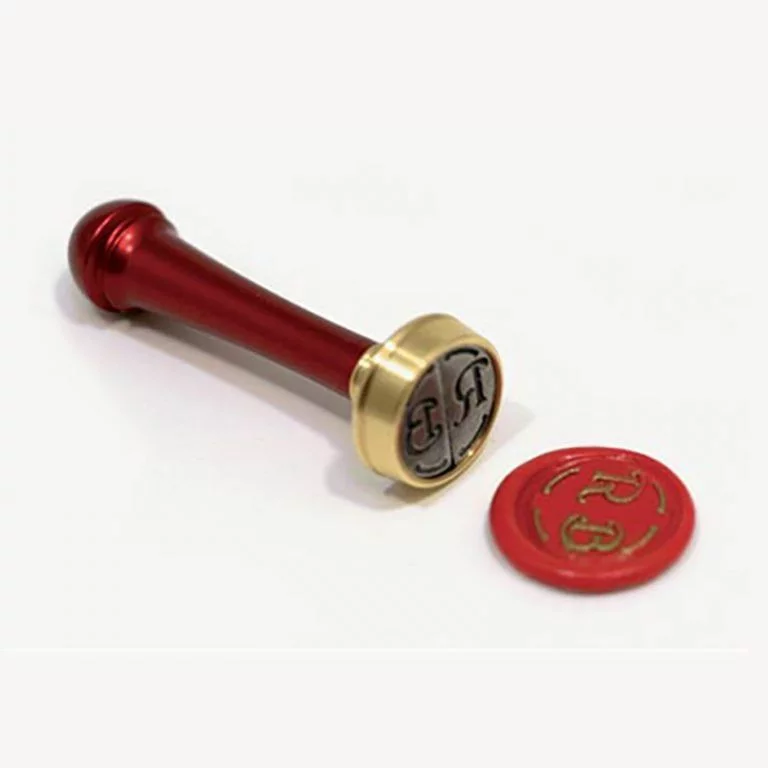 initials wax seal