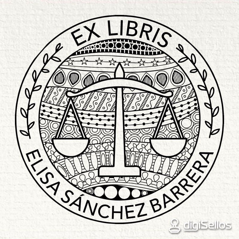 ex-libris-libra Sello ex libris libra