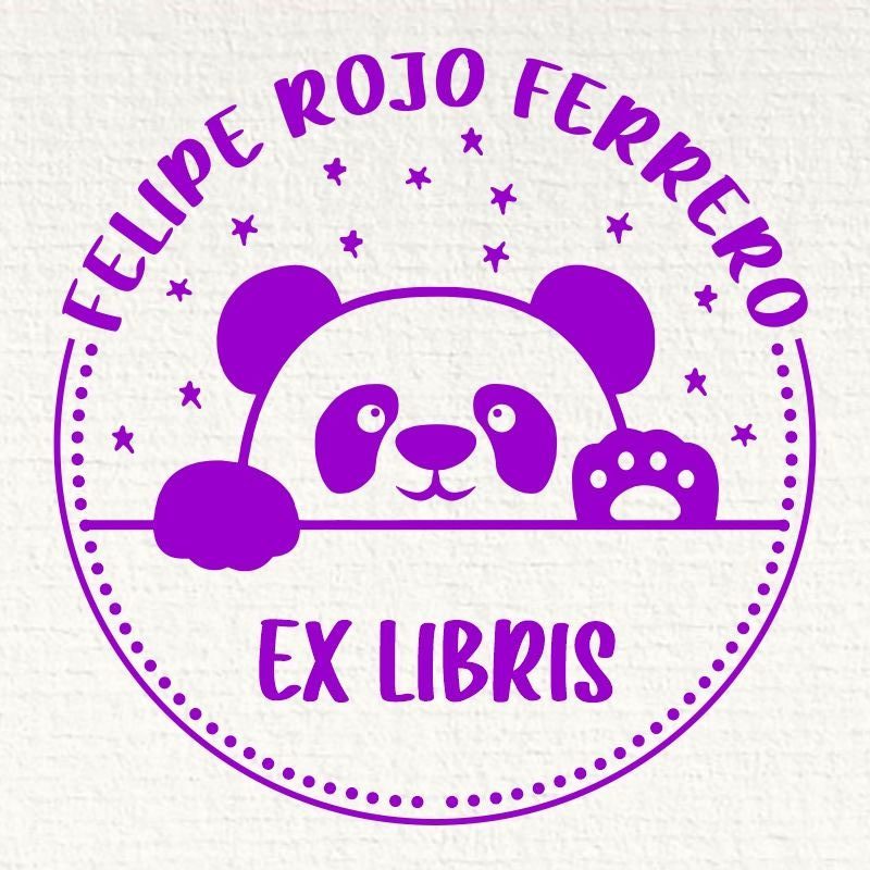 sello-ex-libris-oso-panda Sello ex libris oso panda