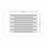 Example stamp impression 60x40 mm