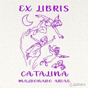 Sello ex libris Peter Pan