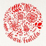 Sello ex libris flores