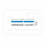 Ejemplo impresión fechador numerador