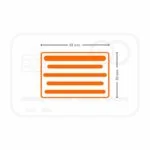 Stempelschablone 45X30