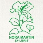 Sello Ex Libris lirio