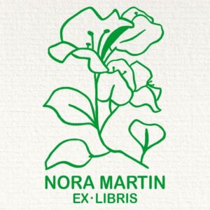 Sello Ex Libris lirio